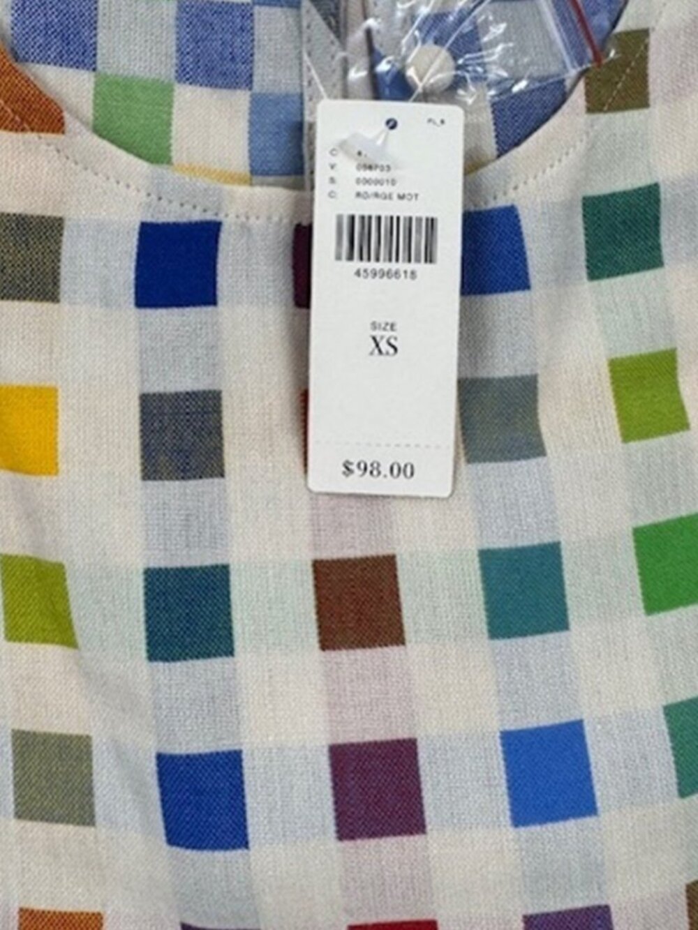 NWT Anthropologie Mondrian Ruffle Sleeve Top (size XS) - Picture 7 of 8